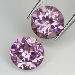 Synthetic verneuil sapphire alexandrite effect round cut 8mm 1pz