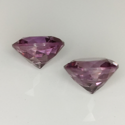 Verneuil synthétique effet alexandrite saphir taille ronde 8mm 1pz