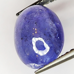 4.35ct Tanzanite cabochon ovale 10.7x8.0mm