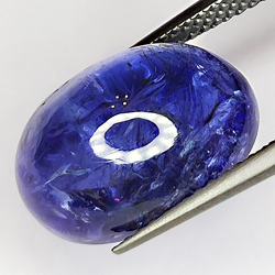 5.52ct Tanzanite cabochon ovale 14.0x9.8mm