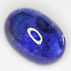 5.52ct Tansanit cabochon oval 14.0x9.8mm