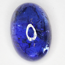 5.52ct Tanzanite cabochon oval 14.0x9.8mm