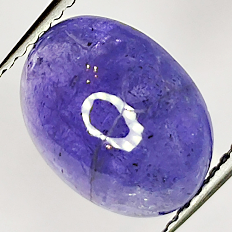 4.41ct Tanzanite cabochon oval 10.8x8.3mm