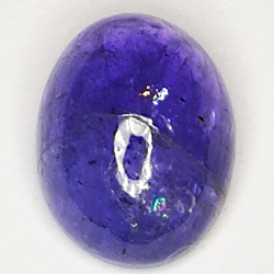 4.41ct Tanzanite cabochon ovale 10.8x8.3mm