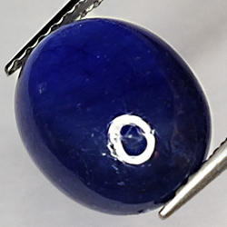 5.63ct Bleu Saphir cabochon ovale 11.1x8.8mm