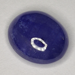 6.59ct Bleu Saphir cabochon ovale 11.6x10.2mm