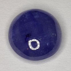 6.59ct Blauer Saphir cabochon oval 11.6x10.2mm