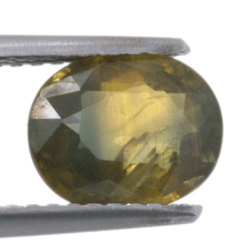 Saphir "Party" de 1,77 ct, taille ovale 8,17x6,58 mm