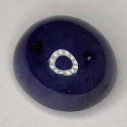 8.38ct Blauer Saphir cabochon oval 11.2x10.2mm