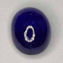 4.29ct Blue Sapphire cabochon oval 9.5x7.5mm