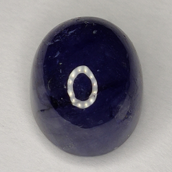 10.39ct Zaffiro Blu cabochon ovale 11.7x9.5mm