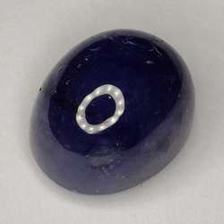 10.39ct Zaffiro Blu cabochon ovale 11.7x9.5mm