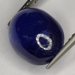 5.70ct Blauer Saphir cabochon oval 11.3x8.4mm