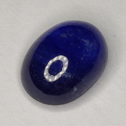 5.70ct Blue Sapphire cabochon oval 11.3x8.4mm