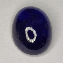 7.94ct Bleu Saphir cabochon ovale 12.8x9.8mm