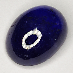 7.94ct Bleu Saphir cabochon ovale 12.8x9.8mm