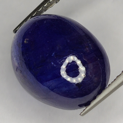 7.94ct Zaffiro Blu cabochon ovale 12.8x9.8mm