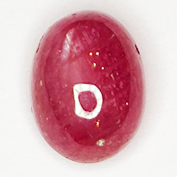 2.60ct Rubin Stern cabochon oval 8.0x6.0mm