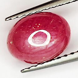 2.60ct Rubin Stern cabochon oval 8.0x6.0mm