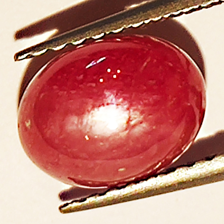 2.60ct Rubin Stern cabochon oval 8.0x6.0mm