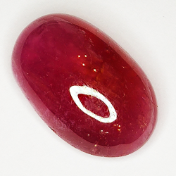 18.81ct Rubin cabochon oval 18.7x11.9mm