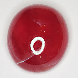 20.77ct Ruby cabochon oval 16.8x14.5mm