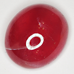 20.77ct Rubin cabochon oval 16.8x14.5mm