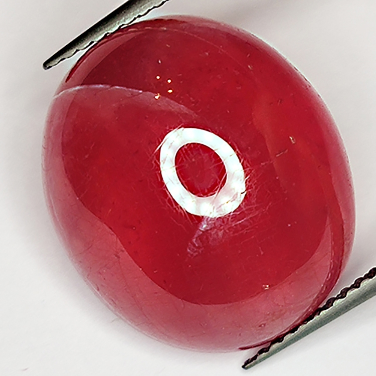 20.77ct Ruby cabochon oval 16.8x14.5mm