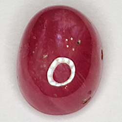 2.07ct Rubin Stern cabochon oval 7.3x5.7mm