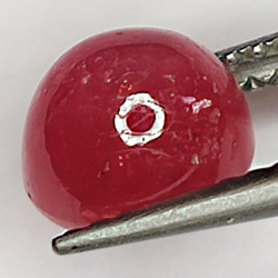 2.49ct Rubis Étoilé cabochon ovale 6.9x6.0mm