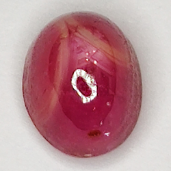 2.39ct Rubin Stern cabochon oval 7.2x5.7mm