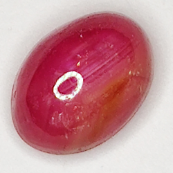 2.20ct Rubis Étoilé cabochon ovale 7.8x5.7mm