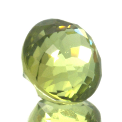 Tourmaline Verdelite 1,24 ct taille ovale 6,25x5,83 mm