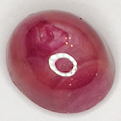 2.26ct Rubis Étoilé cabochon ovale 7.2x6.2mm