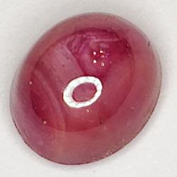 2.26ct Ruby Star cabochon oval 7.2x6.2mm