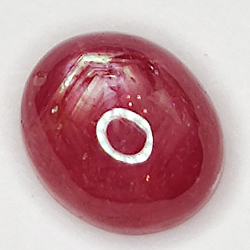 3.00ct Rubin Stern cabochon oval 8.0x6.8mm