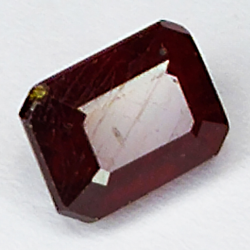 2.75ct Ruby emerald cut 7.7x5.7mm