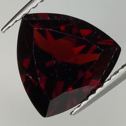 Garnet trillion cut 9mm 1pz