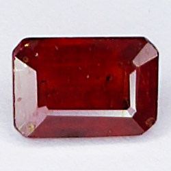 2.70ct Rubino taglio smeraldo 8.6x5.8mm