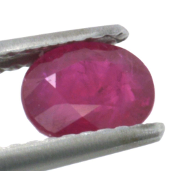 1,03ct Ruby Oval Cut