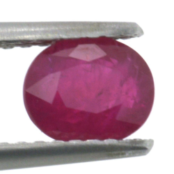 1,03ct Ruby Oval Cut