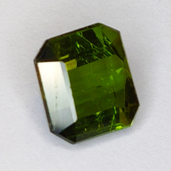 1.67ct Tourmaline Verdelite Emerald cut 7.3x6.4mm