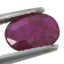 0,99ct Ruby Oval Cut