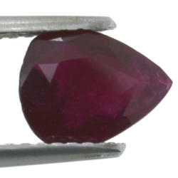 1,29ct Ruby Pear Cut