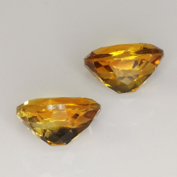 Citrin oval Größe 10x8mm 1pz