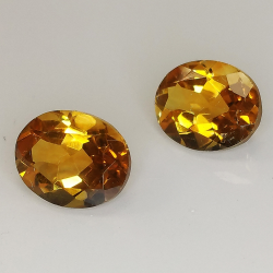 Citrine oval cut 10x8mm 1pz