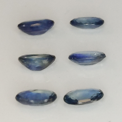 Zafiro azul talla oval 5x3mm 1ct