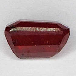 2.75ct Ruby emerald cut 8.3x5.7mm