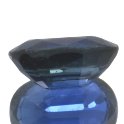 Taglio ovale in zaffiro blu da 1,10 ct, 7,06 x 5,09 mm