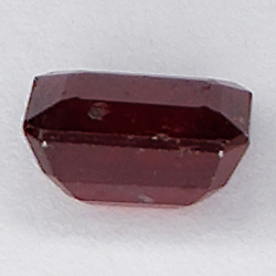 2.30ct Ruby emerald cut 7.1x5.9mm